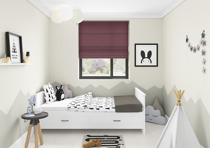 Nova, Damson - Roman Blind - Image 5